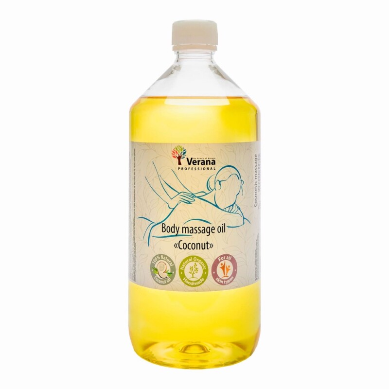 Body massage oil Verana Professional, Coconut 1 liter