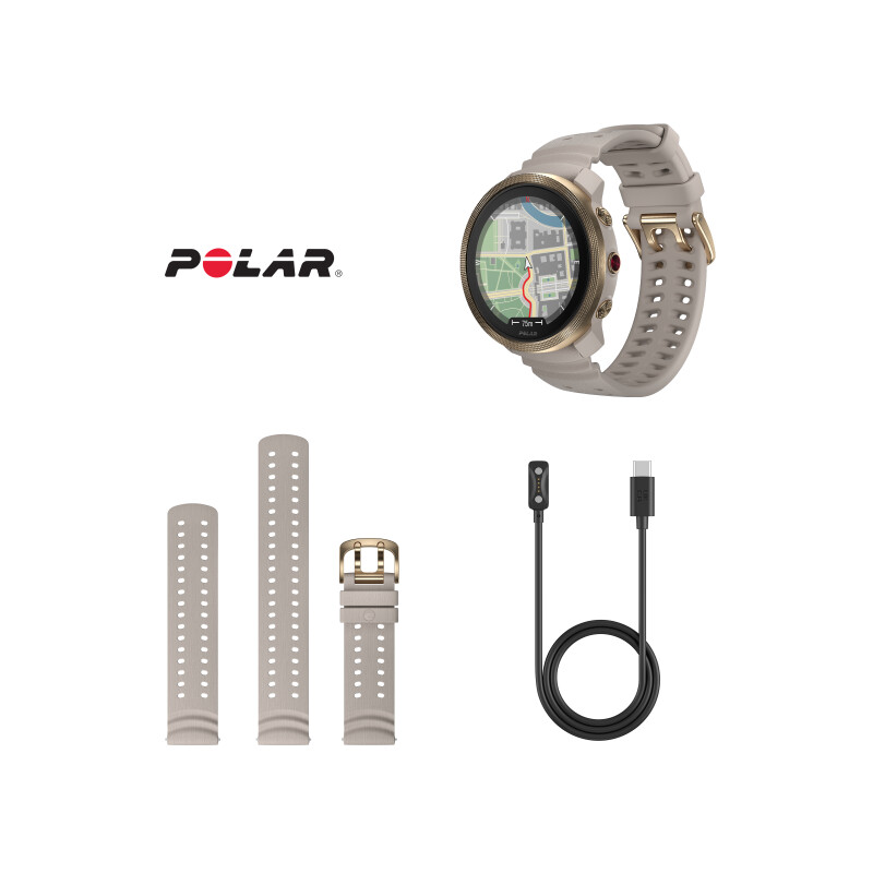 Spordikell POLAR VANTAGE M3 GREY-GOLD, S/L