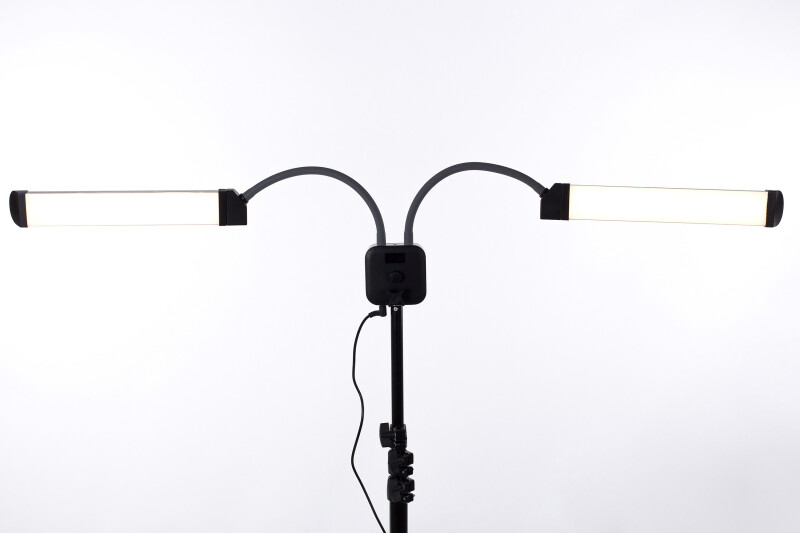 Kahekordne LED lamp pildistamiseks ja filmimiseks 2x20W (SH-LED-007)