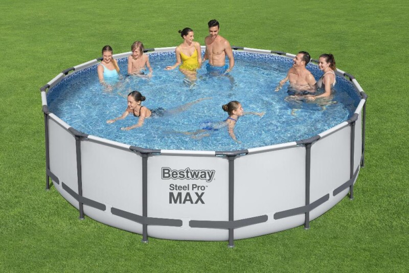 Frame pool Bestway Steel Pro Max Set 549х122 cm, with filter pump and accessories (56462)