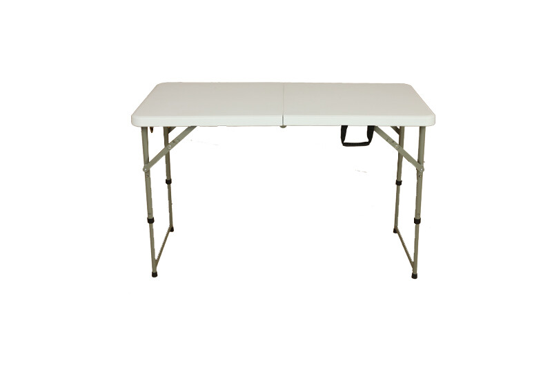 Fold in Half Adjustable Table 122x61x48-74 cm