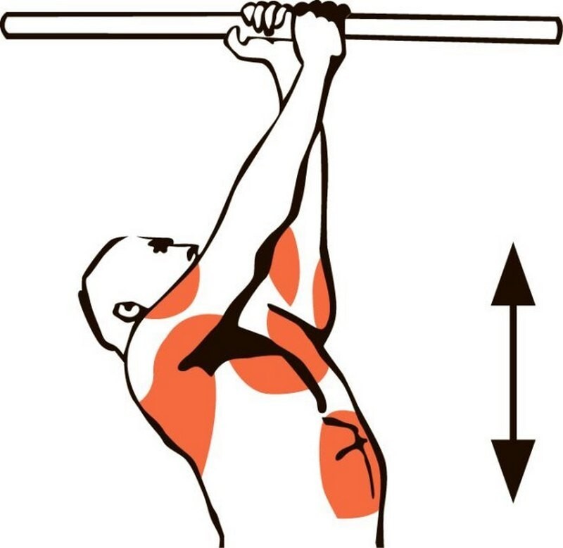 Wall pull up bar Slim 1