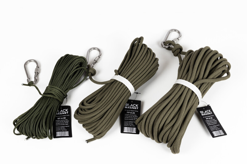 8 mm x 20 m Rope for Search Magnet "Black Magnet"