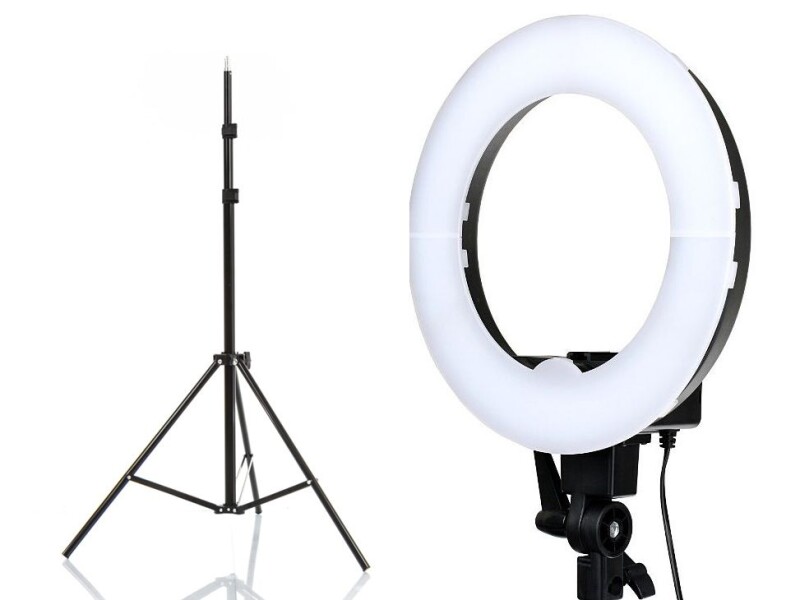 LED-rõngaslamp pildistamise ja filmimise jaoks Ø30 cm, 35W (foto_04263)