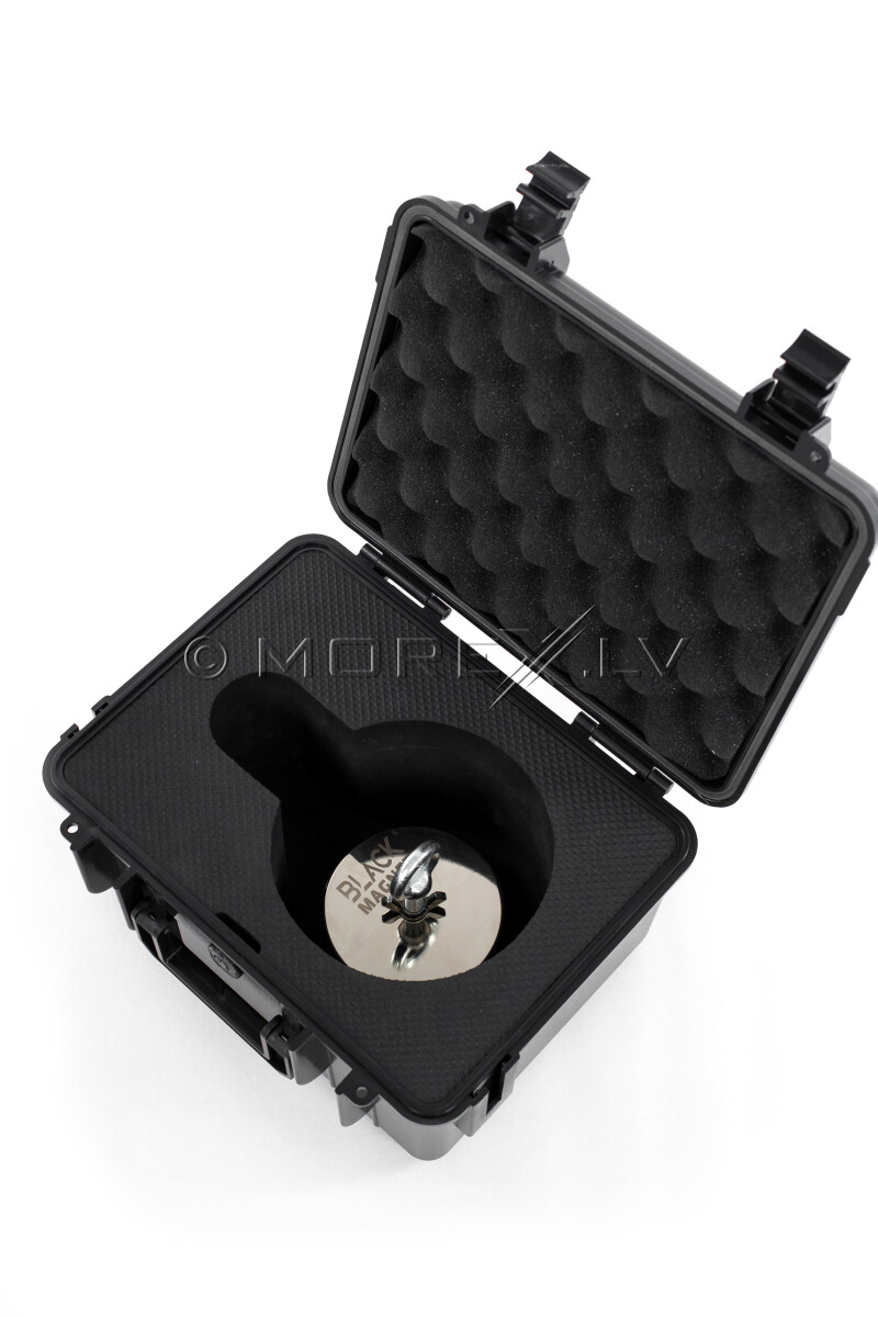 Поисковый магнит F300 Black Magnet 300кг c чемоданом BOX600