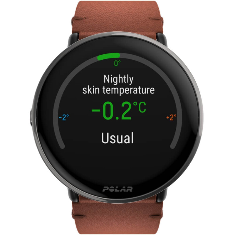 Spordikell POLAR IGNITE 3 TITANIUM BRONZE LEATHER, S-L