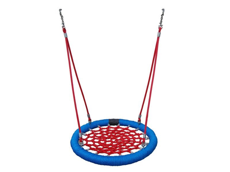 Swing Stork's nest NEST-PRO, Ø 120 cm, blue-red