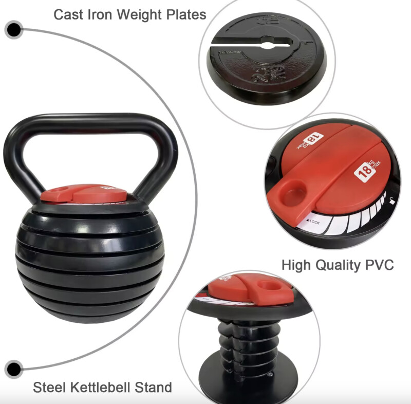 Kettlebelli reguleeritav 18 kg