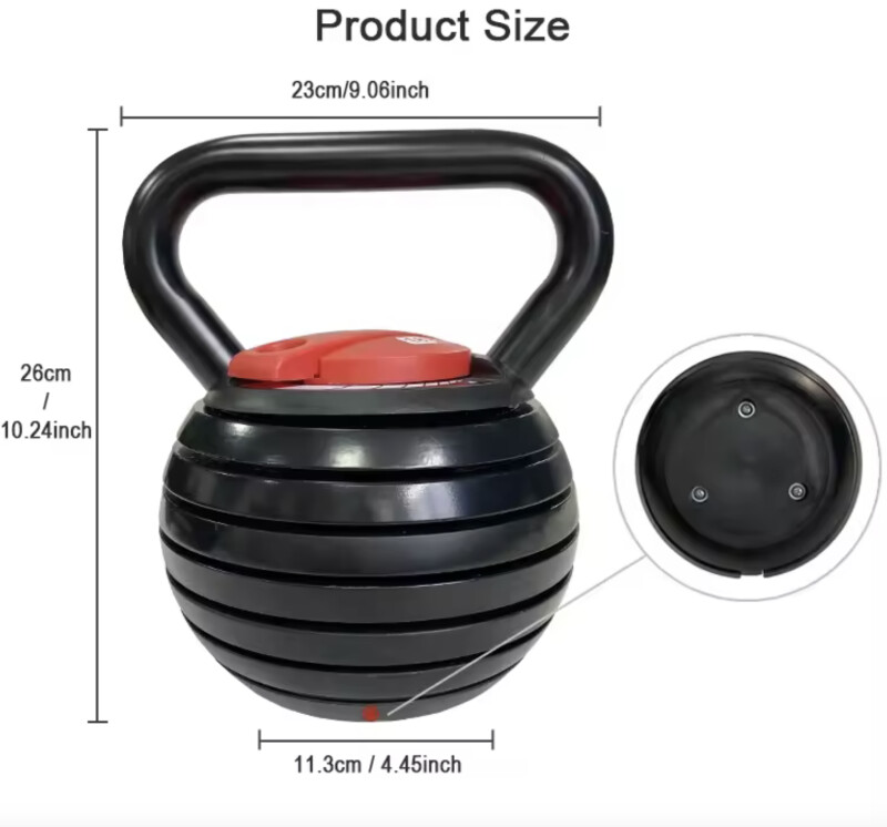 Kettlebelli reguleeritav 18 kg