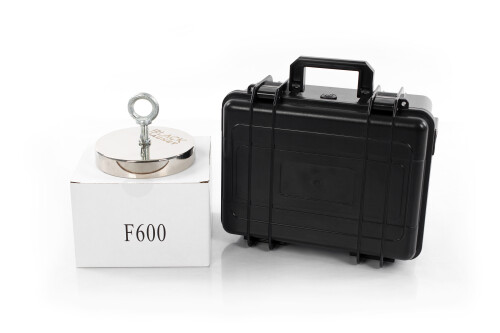 Otsingumagnet 600 kg Black Magnet F600 with case BOX600